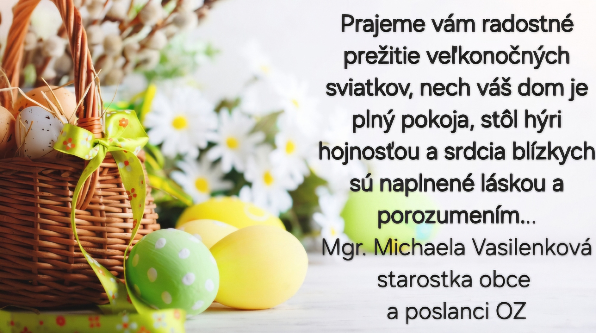 Fotka - Veľkonočné prianie